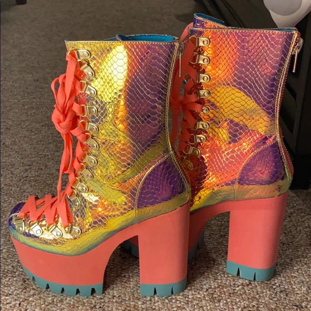 Dolls kill club exx platform heels, never worn.